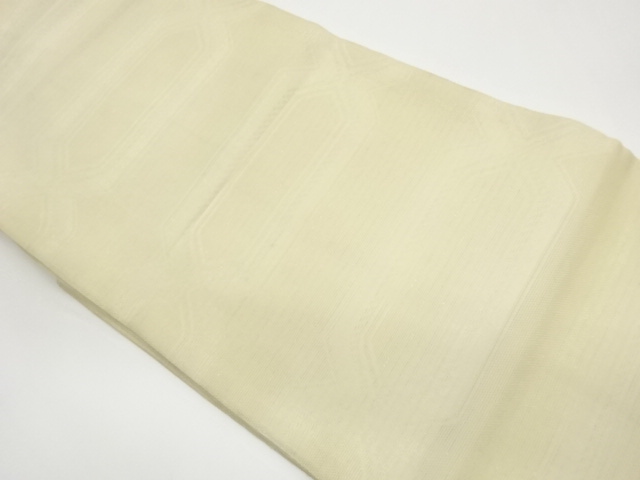 Gauze Nagoya obi with woven gauze and horizontal tiered pattern